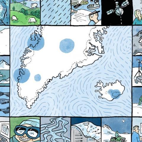 Samsett skýringamynd um verkefnið eftir Rán Flygengring